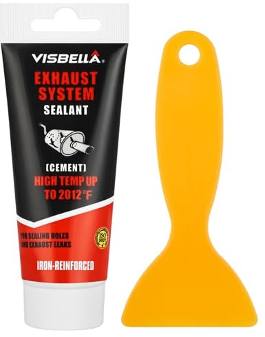 Flintronic Exhaust Repair Paste, 75g Exhaust Assembly paste, Exhaust-Repair Sealant, exhaust Sealant-Paste for Seals Cracks and Bridges Exhausts Holes, Suitable for Stop Leaks and Seal