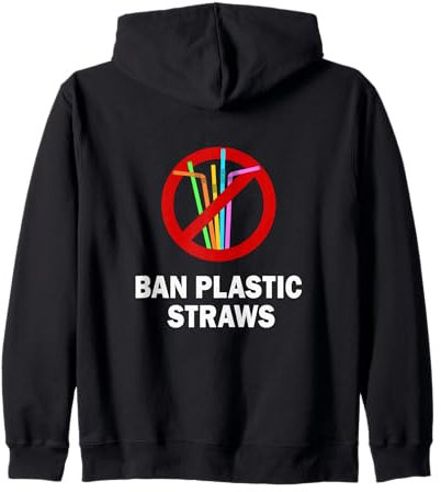 Ban Pailles jetables en plastique Sweat à Capuche