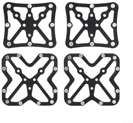 Rutschfester Aluminium Fahrradplattform Adapter für SPD und KEO, für mehr Fahrstabilität (klein)