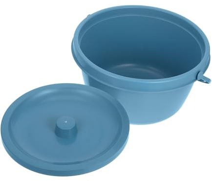 Beavorty Vaso da Notte Portatile con Coperchio, Secchio per Urina in Plastica Robusta, Vasino per Anziani, Donne Incinte e Disabili, Ausilio Sanitario per Viaggi e Uso Domestico