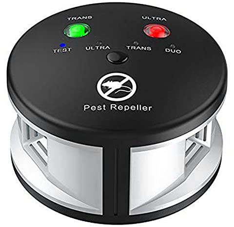 Harewtwy Reple Rodent Repeller, Repeller Ultrasonic Repeller, Pressure Wave, Indoor per Topi, Ratti, Spina Europea Un 360 Gradi EU Plug