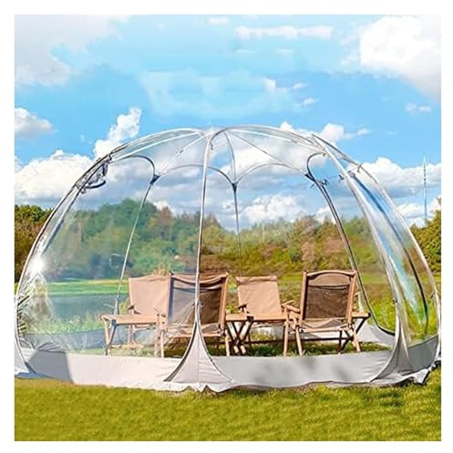 Transparent utomhus tält, bubbelhus camping stjärntält, 4–6 personer Igloo Dome Garden Patio Canopy Shelter Warm Winter Conservatory