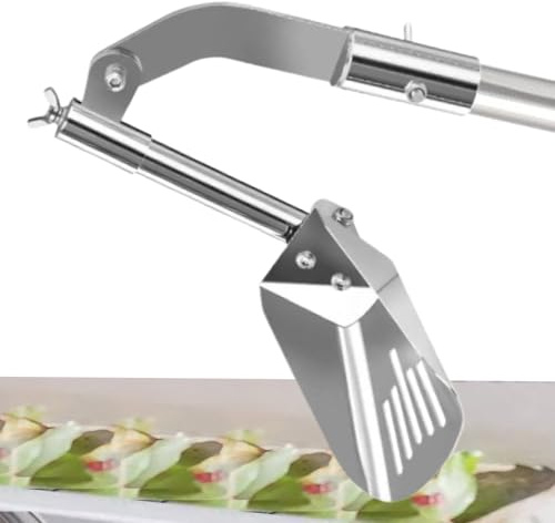 Gutter Cleaner Tool - Household Gutter Leaves Cleaning Spoon - Rustproof Lightweight Drainage Maintenance Attachment for Ditch Garden Villas Townhouses