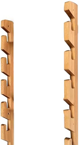 Asta appendiabiti regolabile in legno personalizzata con staffe di supporto, barra appendiabiti per armadio da 65-120 cm, per camera da letto e guardaroba, perfetta per organizzare il tuo armadio!