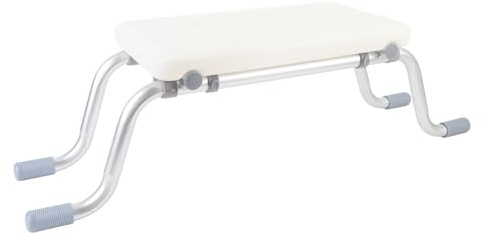 Generic Aluminiumlegering Anti-slip Upphängd Badkar Duschstol för Hembadrumshotell, Platsbesparande Bärbar Badkarsbänk för äldre Funktionshindrade, 16,93 X 9,84 X 3,94 Tum