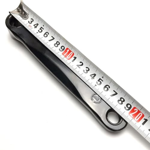 Kivivaka Kurbelarm-Set für Fahrrad, 170 mm, Eisenkonstruktion, rautenförmiges Loch (1313 mm), Gewindepedalhalterung, linke und rechte Kurbel