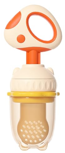 Fruttiera Bebè - Masticabile Dentizione Silicone Lenire Gengive | Rete Alimentare Ciuccio Svezzamento 4 + | Senza BPA, Facile Pulizia, Alimentazione Autonoma, Frutta Congelata Neonato