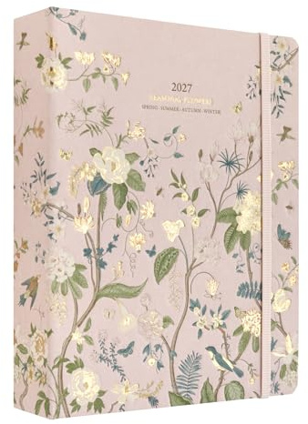 Kokonote Agenda 2026 2027 Semana Vista Seasonal Flowers | Agenda Escolar, Mujer Universitaria, Págs. Alto Gramaje, Anillas, Pegatinas, Ilustraciones y apartados funcionales, 17 meses