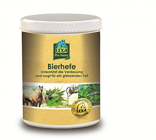 LEXA Bierhefe Pulver 3 kg für Pferdebesitzer, Natürliches Pferdefutter, 100% Bierhefe, unterstützt die Verdauung und sorgt für ein glänzendes Fell, 3 kg