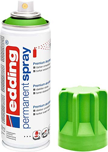 Edding E5200 Spray-déco Malerfarbe alle Oberflächen grün gelb matt
