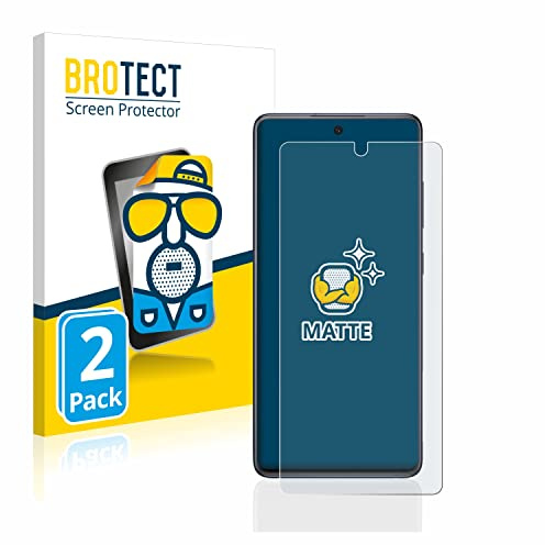BROTECT Schutzfolie für Samsung Galaxy S20 FE | 2 Stück Entspiegelnder Displayschutz Made in Germany Matte Displayschutz-Folie Anti-Reflex Anti-Fingerprint Einfache Montage