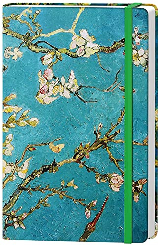 HUAMXE A5 Liniertes Tagebuch Notizbuch, 160 Seiten Dickes PapierGrüneBlumen | Blumen Hardcover 14,5 x 21,3 cm, Niedliches ästhetisches College Liniert Notizbuch, Für Journaling Schreiben Arbeit Frauen