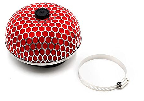 CENPEK Filtre d'admission d'air de 7,6 cm, haut débit, éponge universelle lavable en maille nid d'abeille, champignon, haut débit, performance lavable