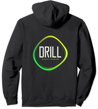 Drill Grime Rap Hip Hop Junglist Tambour et basse Sweat à Capuche