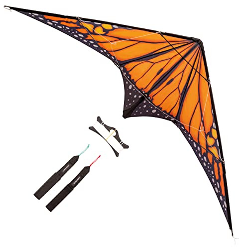 paleonEarth Mk2 Dual-line Stunt Kite with a 90 Inch Wingspan (Monarch)