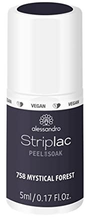 alessandro Striplac Peel or Soak Night Sky- MYSTICAL FOREST -VEGAN- LED-Nagellack in violett - Für perfekte Nägel in 15 Minuten, 5ml