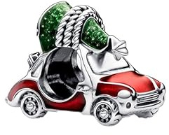Feitery Christmas Charms Festliches Auto & Weihnachtsbaum Kompatibilität für Pandora Armband Bead Charm für Damen Weihnachtszeit