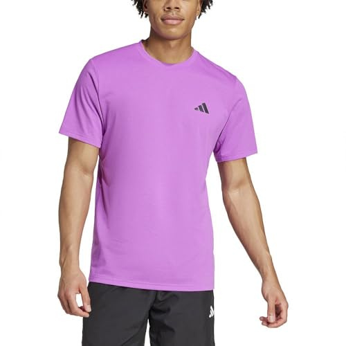 adidas Herren Train Essentials Comfort Training Tee, Purple Burst/Black, S