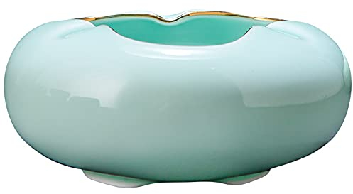 Cendrier Cendra de cendrier en céramique for cigarettes coupe-vent de cendres de cendres de cendres de cigarettes for fumeur cendriers sans fumée cendrier pour cigarettes