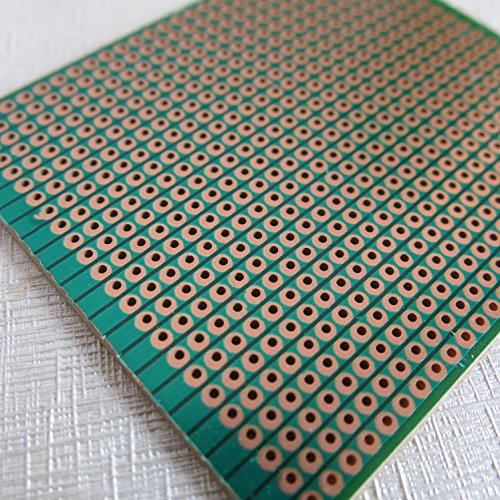 5stk 7.5X6.3cm Streifenraster Lochraster Punktraster Veroboard Stripboard Prototype Paper PCB Platine Leiterplatte Universal Experiment Matrix Circuit Board Bakelite