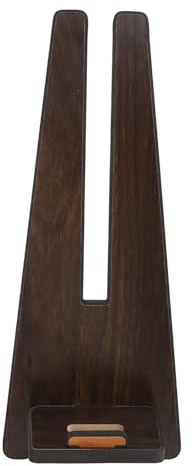 Tragbarer Blasinstrumentenständer aus Holz mit Schaumstoffschutz, Universelle Kompatibilität mit Robustem Palisandermaterial