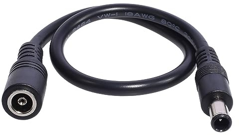 MOONDAME 6,5 x 4,4 mm Anschluss-Netzkabel für Laptop-Adapter, Doppelendig, DC 6,5 mm x 4,4 mm Verlängerungskabel