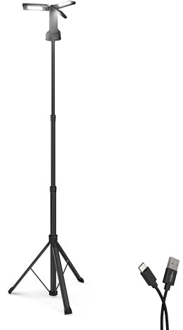 Ansmann Triohead 7000R Batteridriven byggstrålkastare 66 W 7000 lm Neutralvit 1600-0697