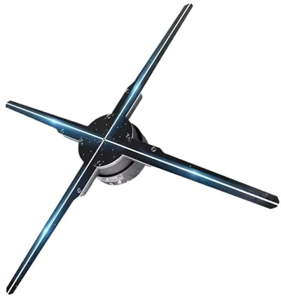 39.37 100cm 3D Hologram Projector Holographic Fan LED Display for Levitation Virtual, Imaging Projection for Business Store Signs,Bar,Party Halloween