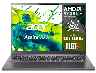 Acer Aspire 16 AI OLED | Laptop | Ryzen AI 5 | 16GB | 512GB | mit Netzteil