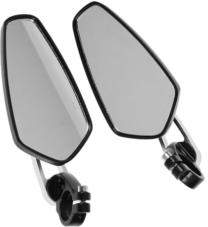 GANAZONO Rétroviseur Rétroviseur De Guidon De Style Rétro Surface Réfléchissante Claire Facile à Installer