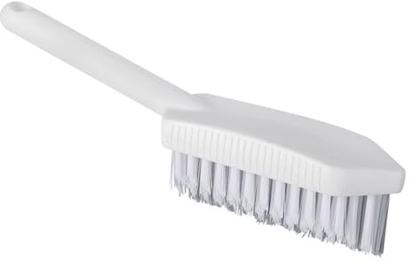Cocoarm Brosse à Récurer avec Prise Confortable, Poils Rigides pour un Nettoyage en Profondeur des Carreaux et des Sols, Idéale pour la Salle de Bain et la Cuisine