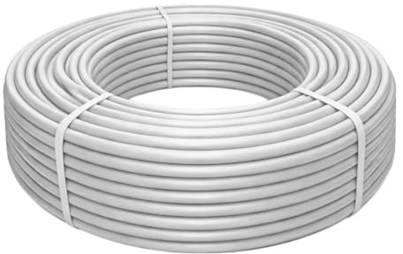 Tubo Multistrato PERT/AL/PERT Nudo per Acqua Calda e Fredda Ø16 Ø20 Rotolo 25 50 100 Metri Alta Resistenza Pressione Temperatura Uso Idraulico Professionale (D.16mm, 100MT)