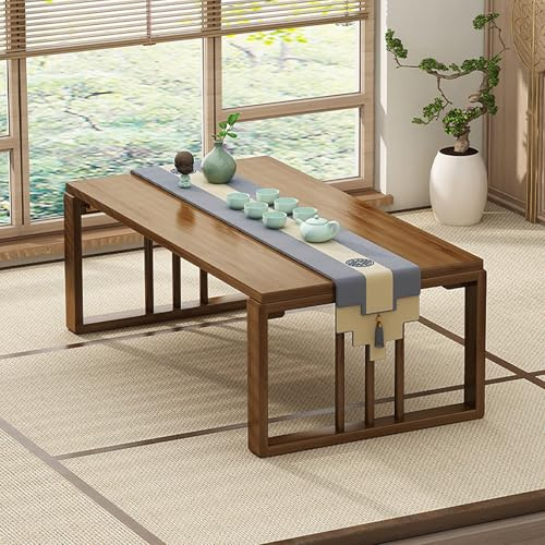 Multifunktionellt vikbart soffbord – tebord i trä för vardagsrum, matsal, sovrum och kök – enkel montering, platsbesparande design, eleganta och mångsidiga möbler