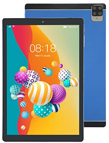VBESTLIFE 10,1-Zoll-WLAN-Tablet, Android 12-Tablet, 6 GB 128 GB ROM, 128 GB Erweiterbar, Dual-Kamera, Dual-SIM, 5.0, Touchscreen