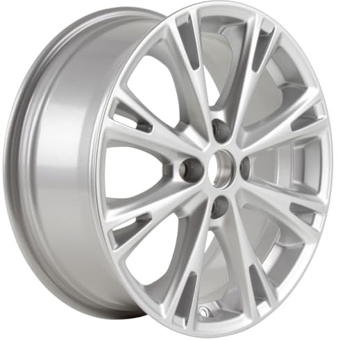Ford Genuine Fiesta MK7 17'' Alloy Wheel 8 Spoke Sparkle Silver 2012-2017 2238228