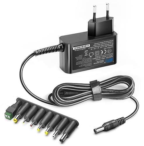 KFD Netzteil 12V 2A Ladegerät für Odys myBook 14 Pro PRO14 SE Laptop Ladekabel, Teclast F6 F7 F15 Medion E3222, Festplatte Fritzbox, Koorui Monitor 24 zoll 22N1 24N5C 24N1A 24E4 Gaming 24N1 27N1 25E3A