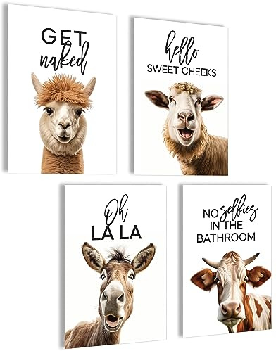 mojoliving Bilder Badezimmer Bilder Gäste WC Schild Badezimmer Poster Toilette WC Deko Bad Poster WC Deko Gästetoilette Bild