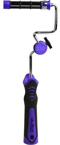 Maler ROTATION DolphinRoller MINI SYSTEM 10cm Griff, Farbroller Griffteil - ultraleicht, stabil, 2k Griff