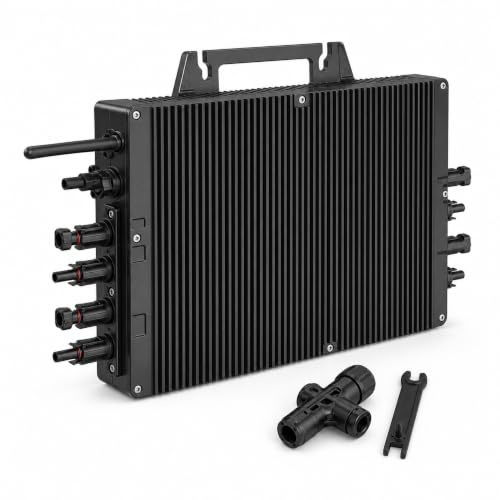 RC RockCore MI2S-2000Q 2000W Mikro-Wechselrichter, Dual MPPT, Wi-Fi, IP67 | 26-60V DC pro Kanal, App-Fernüberwachung, Balkon-Solaranlagen geeignet und 0% MwSt möglich