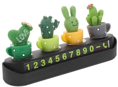 VINTORKY Matrícula Móvil Duradera para Coche: Estacionamiento Temporal Diseño Bonito Y Funcional