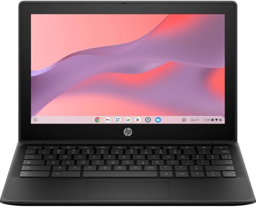 HP Fortis G1m - Chromebook con pantalla táctil de 11.6 pulgadas - HD - Octa-core (ARM Cortex A76 + Cortex A55) - 4 GB - Memoria flash de 32 GB - Teclado inglés - Negro azabache - Smart Buy