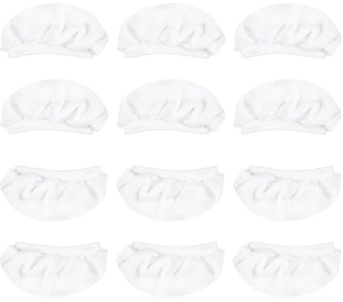 12 panni per scopa a vapore per pulitore a vapore portatile, panni in microfibra per pulitore a vapore, accessori lavabili compatibili con Comfor-day, Bis-sell, Du-pray, ricambio per pulitore a vapore