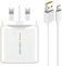 for OPPO SUPERVOOC 65W Power Adapter, Supervooc Charger USB Plug Type-A Wall VOOC Fast Charger w/ 1m USB C Cable for Oppo Find X5 Lite X3 X2 Pro A78 A38 Reno12 F 11F 7 6 5 4