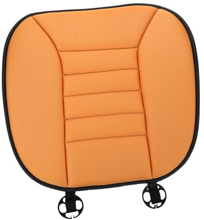 Memory Foam Autositzpolster aus Mesh Gewebe, Orange für Auto und Lkw | Atmungsaktive Oberfläche, Rutschfester Boden, Leicht zu Reinigen, als Einzelsitzauflage