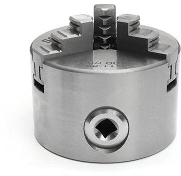 CIJIAOPOYU Mandriles de Torno for fresadoras CNC con autocentrado Manual de Tres Garras de Acero Templado K11-80 100 125 160 200 250(K11-200)