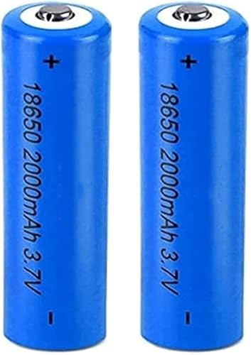 HUOYALU Batteria Li-Ion da 3,7 V 2000 mAh Batteria a Pieno Titolo Batteria batterie, per proiettore, Torcia a LED, Luce Solare, dispositivi elettronici ECC.
