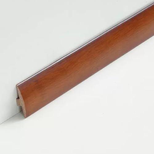 Wooden T Molding Trim Floor Transition Strip,Flooring Gaps Divider Strip Flat Cinch Seam Cover,Solid Wood Doorway Edge Trim 35inch Long(Color:P)