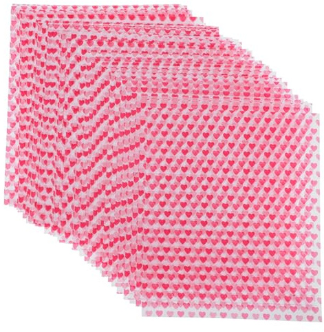 WEKADRIN 50pièces Lot Papier Sulfurisé Forme De Cœur Pour Friteuse à Air Et Cuisson Papier Sulfurisé Résistant à Huile Graisse