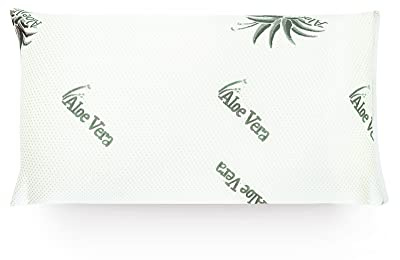 Mister Sandman Kopfkissen 40x80 – Viscoschaum Nackenstützkissen – Öko-Tex | Viscoschaum Memory Foam, Aloe Vera Bezug, atmungsaktiv, hypoallergen, waschbar 30°, Made in Germany, Öko-Tex