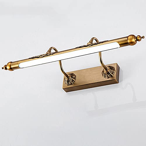 Antique Bath Mirror Lamp LED Vanity Wall Light Adjustable Picture & Display Lighting Fitting, Vintage Makeup Light Artwork Wall Lamps Bathroom Mirror Cabinet Lights Bar